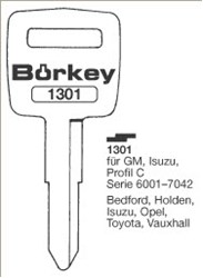 Afbeelding van Borkey 1301 Cilindersleutel voor ISUZU