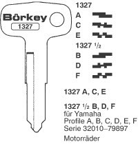 Afbeelding van Borkey 1327½ B Cilindersleutel voor YAMAHA 1226