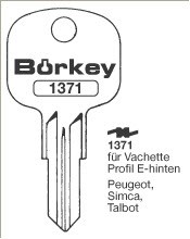 Afbeelding van Borkey 1371 Cilindersleutel voor VACHETTE
