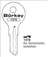 Afbeelding van Borkey 1376 Cilindersleutel voor ALARMKETTEN