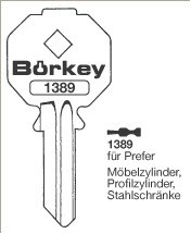 Afbeelding van Borkey 1389 Cilindersleutel voor PREFER