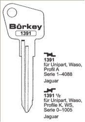 Afbeelding van Borkey 1391 Cilindersleutel voor WASO
