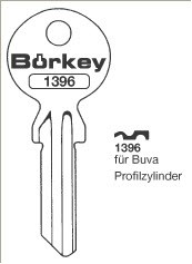 Afbeelding van Borkey 1396 Cilindersleutel voor BUVA