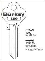 Afbeelding van Borkey 1399 Cilindersleutel voor GLOBE