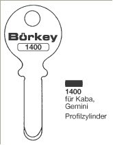 Afbeelding van Borkey 1400 Cilindersleutel voor KABA GEMINI