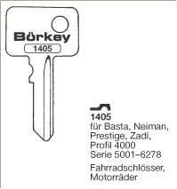 Afbeelding van Borkey 1405 Cilindersleutel voor BASTA