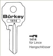 Afbeelding van Borkey 1414 Cilindersleutel voor LINCE
