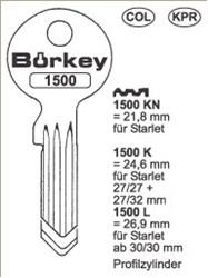 Afbeelding van Borkey 1500L Cilindersleutel voor BÖRKEY
