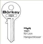 Afbeelding van Borkey 1521 Cilindersleutel voor LION