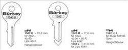 Afbeelding van Borkey 1542K Cilindersleutel voor LIPS 4041