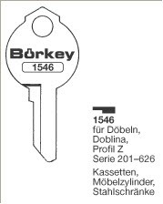 Afbeelding van Borkey 1546 Cilindersleutel voor DÖBELN