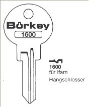 Afbeelding van Borkey 1600 Cilindersleutel voor IFAM VORH.SCH