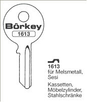 Afbeelding van Borkey 1613 Cilindersleutel voor MELSMETALL