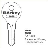 Afbeelding van Borkey 1648 Cilindersleutel voor ABUS KABELSCHL.