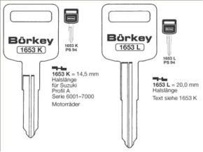 Afbeelding van Borkey 1653K Cilindersleutel voor SUZUKI