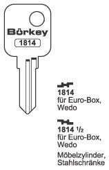 Afbeelding van Borkey 1814 Cilindersleutel voor WEDO