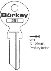 Afbeelding van Borkey 261 Cilindersleutel voor JUENGST