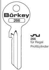 Afbeelding van Borkey 266 Cilindersleutel voor REGAL