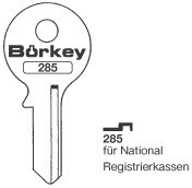 Afbeelding van Borkey 285 Cilindersleutel voor NATIONAL