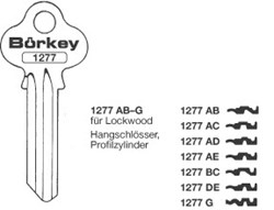 Afbeelding van Borkey Cilindersleutel 1277 AB