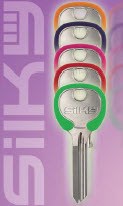 Afbeelding van Silca Cilindersleutel SILKY CS206 (5 kleuren,50 stuks)