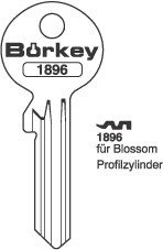 Afbeelding van Borkey 1896 Cilindersleutel voor BLOSSOM