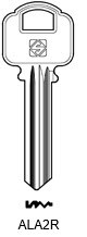 Afbeelding van Silca Cilindersleutel staal ALA2R
