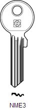 Afbeelding van Silca Cilindersleutel staal NME3 (KB loper)