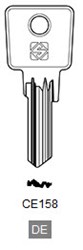 Afbeelding van Silca Cilindersleutel brass CE158 (1SB)
