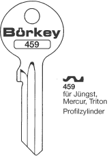 Afbeelding van Borkey 459 Cilindersleutel voor JUENGST ETC