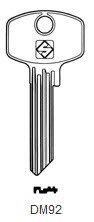 Afbeelding van Silca Cilindersleutel staal DM92