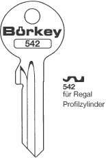 Afbeelding van Borkey 542 Cilindersleutel voor REGAL