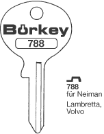 Afbeelding van Borkey 788 Cilindersleutel voor NEIMAN,VOLVO