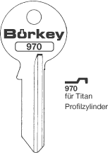 Afbeelding van Borkey 970 Cilindersleutel voor TITAN