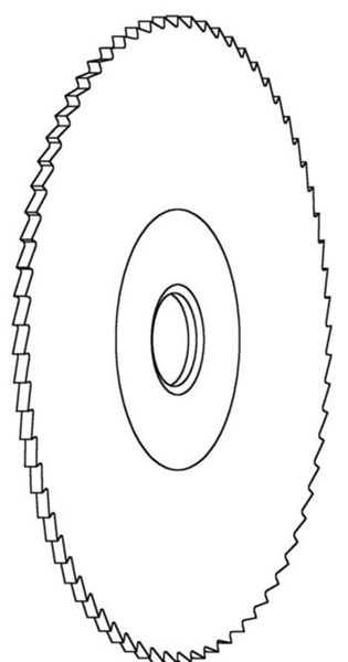 Afbeelding van Borkey klavierfrees 80x2mm HSS