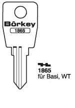 Afbeelding van Borkey 1865 Cilindersleutel voor BASI, WT