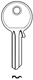 Afbeelding van Cilindersleutel Universeel UL-050 staal 1,8mm (MSF1)