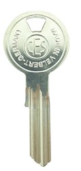 Afbeelding van CES 1SB profiel blinde sleutel nieuwzilver