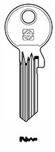Afbeelding van Silca Cilindersleutel staal GE191X