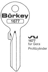 Afbeelding van Borkey 1677 Cilindersleutel voor SCHLOßS. GERA