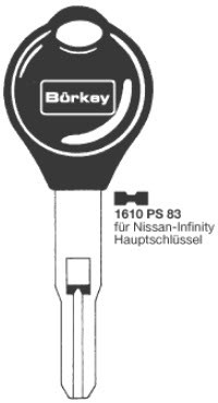 Afbeelding van Borkey Cilindersleutel 1610P