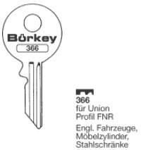Afbeelding van Borkey Cilindersleutel 366