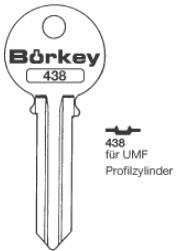 Afbeelding van Borkey Cilindersleutel 438