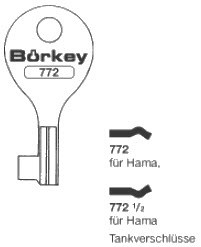 Afbeelding van Borkey Cilindersleutel 772