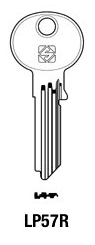 Afbeelding van Silca cilindersleutel brass LP57R voordeel 120 stuks