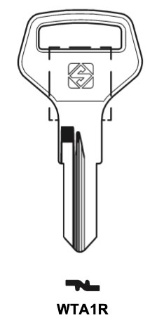 Afbeelding van Silca Cilindersleutel staal WTA1R