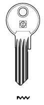Afbeelding van Silca Cilindersleutel staal TN36