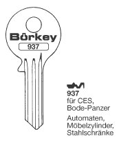 Afbeelding van Borkey 937 Cilindersleutel voor CES