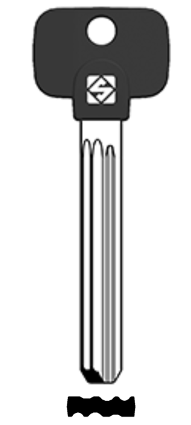 Afbeelding van Silca Banensleutel nikkel MTK12RPX