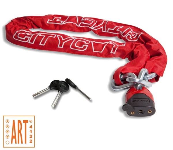 Afbeelding van Citycat zware ketting 120cm met slot ART4 (410362)